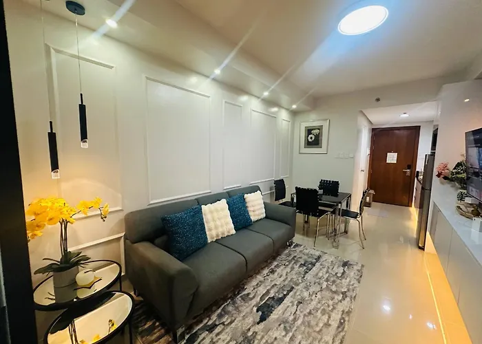 Chic Retreat In Pasay - Scandinavian With Balcony Facing Mall Of * Manila